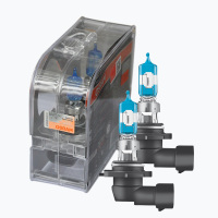 欧司朗(OSRAM)新夜行者激光限量版 汽车灯泡HB3 9005 远光灯近光灯雾灯大灯灯泡升级型卤素灯泡 增亮 一对装