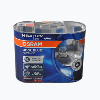 欧司朗（OSRAM）汽车车灯升级卤素大灯炫亮系列HB4 9006 远光灯近光灯汽车灯泡前大灯 5000K色温 光色增白