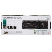 罗技(Logitech)K120有线键盘 USB笔记本台式电脑键盘办公家用静音防水键盘(XJZS)