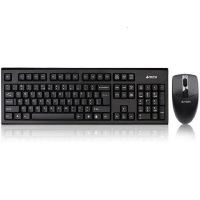 双飞燕(A4Tech)3100N 无线键鼠套装 游戏办公键鼠 USB防水键盘鼠标(XJZS)