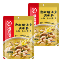 海底捞泡椒酸汤鱼调味料 210g*3 两袋装 泡椒+酸汤 真的好滋味