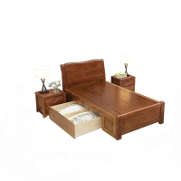 宫灯 B022 实木床1.2米实木床