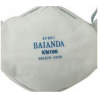 百安达口罩 EF601 KN100 呼吸防护口罩 一个
