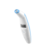 子初电子体温计温度计宝宝儿童家用智能红外线额温枪耳温枪AET-R101 蓝色