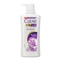 清扬(CLEAR)洗发水 去屑洗发露薰衣草纾缓香型 450G[联合利华]