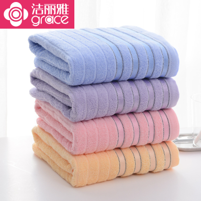 洁丽雅纱布浴巾纯棉成人男女加厚大号毛巾柔软吸水婴儿童洗澡家用 310g/条 140*70CM