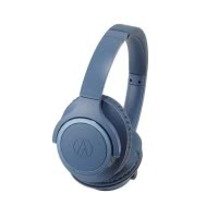 铁三角(Audio Technica)ATH-SR30BT(蓝色) 重低音蓝牙无线头戴式耳机