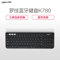 J罗技Logitech K780 多设备无线蓝牙键盘 优连电脑办公无线黑色键盘