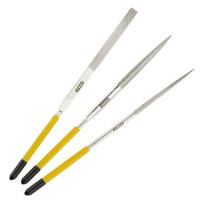 金刚石平头锉尖头锉扁锉半圆锉金刚锉锉刀 3件套金刚石锉5*180mm 3件