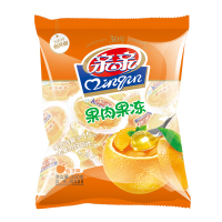 亲亲 果冻布丁 桔子味果肉果冻240g(休闲零食)