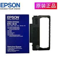 爱普生(EPSON) TM-U220U288U330针式小票打印机原装色带架含芯 ERC-38B黑色