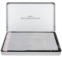 得力(deli) S949 专业绘画铅笔套盒3H-9B（24支/盒）