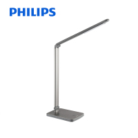 飞利浦 (PHILIPS) LED台灯 工作学习卧室床头灯 四档按键调光深灰色 晶胜 单位:台