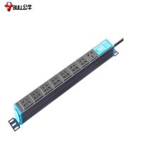 公牛16A大功率PDU机柜插座/插线板/插排/排插/接线板/拖线板 8位总控全长