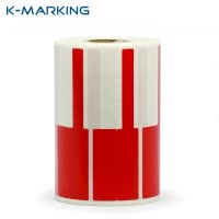 开玛(K-MARKING) K0086 红色线缆标签 45*30+50 500片/卷