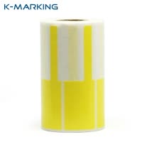 开玛(K-MARKING) K2819 黄色线缆标签 45*30+50 500片/卷