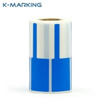 开玛(K-MARKING) K0069 蓝线缆标签 38*25+40 500片/卷