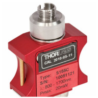 thorlabs-S155C/800-1700纳米-紧凑型光纤光电二极管功率探头