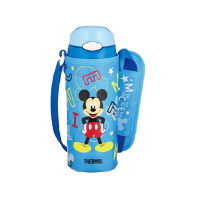 [米奇同款]THERMOS膳魔师 真空304不锈钢 儿童保冷保温杯FHL401FDS-BLS 蓝色米老鼠 400毫升