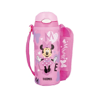 [米妮同款]THERMOS膳魔师 真空304不锈钢 儿童保冷保温杯FHL401FDS-PHT 粉色米奇 400毫升