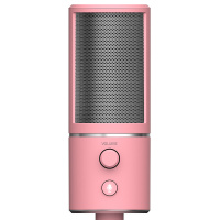 雷蛇(Razer)魔音海妖 X 粉晶版 电容式直播K歌语音录制电脑免驱麦克风