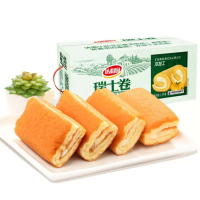 达利园 瑞士卷 香蕉味 营养早餐零食面包饼干蛋糕 2500g