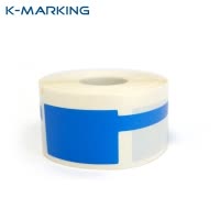 开玛(K-MARKING) K2098/T10 蓝色线缆标签 38*25+40 100片/卷