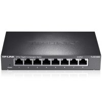 TP-LINK TL-SG1008D 8口千兆交换机 1000M 网络监控交换机(XJZS)