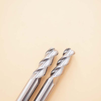 整体钨钢三刃铝用铣刀Φ10*50*Φ10*45°*150*3F