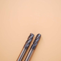 整体钨钢四刃圆鼻铣刀Φ4*R0.2*12*Φ4*50*4F