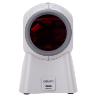 得力(deli)14884一维码扫描枪收银机 扫码枪 条码扫描器超市零售收款 超市条形码扫描平台