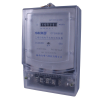 SHXD 电子式电度表DTS6066 电子表电表 电能表 三相交流有功电度表 1.5（6）A
