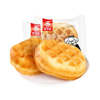 爱乡亲乳酪华夫软面包500g手撕面包营养早餐面包整箱零食糕点心小吃