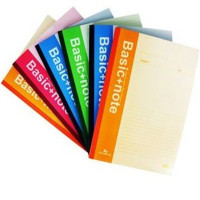 得力(deli)7660 A4/100页无线装订本 软抄本日记本5本装