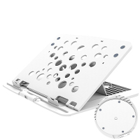 倍方（befon） 笔记本电脑支架 白色可旋转 笔记本散热器 便携折叠 电脑散热支架 桌面散热托架 笔记本散热支架