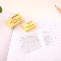 得力(deli)7535 4B橡皮 学生美术绘图考试 橡皮擦 200A大号橡皮 7535单块