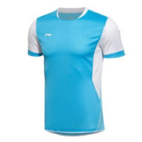李宁(LI-NING)2015足球短袖T恤男士足球比赛服足球衣男子足球紧身衣AAYK357-3