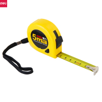 得力(deli)8203 钢卷尺 尺子5米 测量用具 办公用品 (1把装)