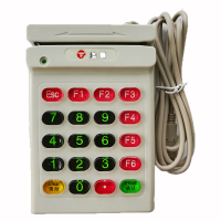 浩顺划卡密码键盘 HS-702U 数字键盘会员卡密码键盘USB数字键盘
