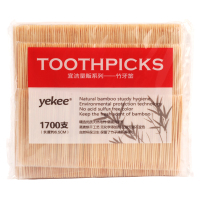 宜洁(yekee)-Y-9893-宜洁袋装竹牙签量贩1700枚