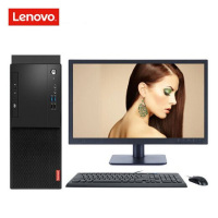 联想(Lenovo)启天M520台式电脑23.8英寸(A10-8770 4G/2T/集成/ DOS