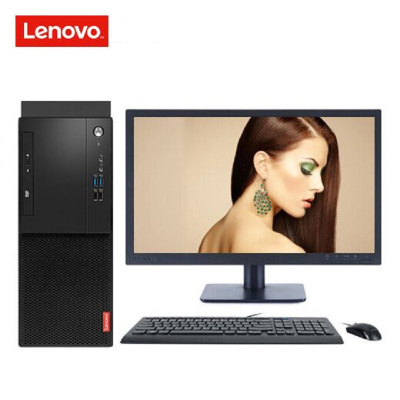 联想(Lenovo)启天M520台式电脑23.8英寸(A10-8770 4G/2T/集成/ DOS