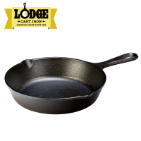 Lodge 洛矶洛极 美国进口无涂层铸铁小煎锅21cm 煎焗烘烤小能手 L5SK3