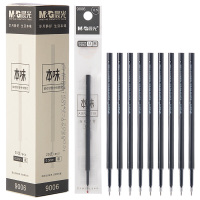 晨光(M&G)9006本味按动笔芯0.5mm黑色书写顺滑按动中性笔替芯20支 黑色 单盒装