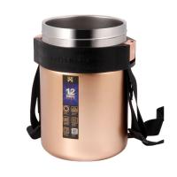 金钥匙(GOLDEN KEY)304保温提锅 1.8L焖烧防溢真空不锈钢便当饭盒保温桶 GK-CF2200T-G