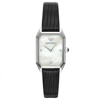 阿玛尼(ARMANI)女士时尚贝母镶钻手表 欧美品牌石英满天星石英表女 AR11148