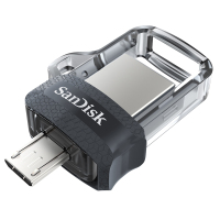 J闪迪(SanDisk)酷捷 32GB OTG安卓手机U盘 USB3.0 灰色