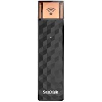 J闪迪(SanDisk)32GB U盘 WS4欢欣畅享 WiFi 无线传输 优盘 黑色