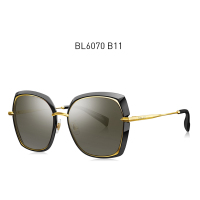 暴龙(BOLON) BL6070-B11偏光太阳镜女士大框时尚眼镜修脸墨镜