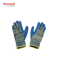 霍尼韦尔 /Honeywell 2232525CN 高性能材质乳胶涂层5级防割手套 蓝色+深绿色 8码50副起售